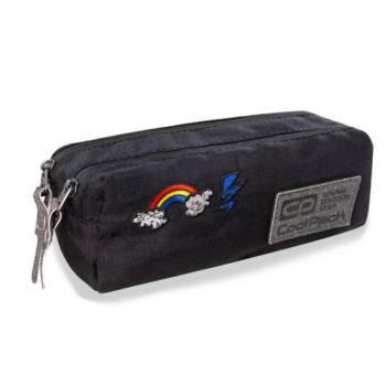 Image 1 of COOLPACK Cool Pack - Несесер с два ципа Edge Sparkling Badges Black