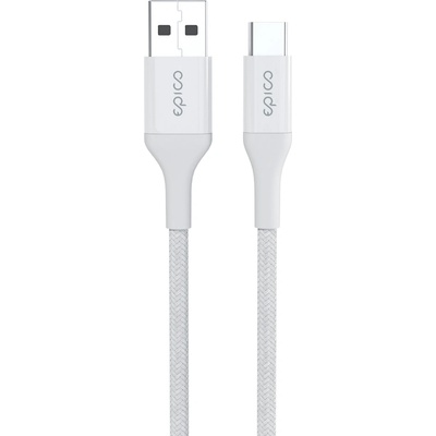 Epico Braided Cable 0.3m USB-C to USB-A - white (K-9915141100003)
