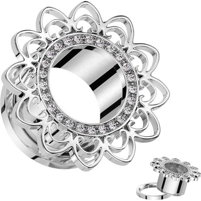 Šperky4U Tunel do ucha Filigrán TN01152-14