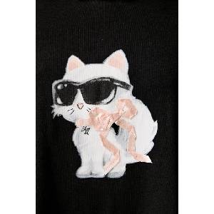 Karl Lagerfeld нощница дамска с памук IKON (B3W45008)
