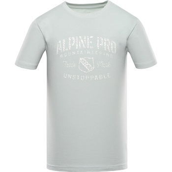 ALPINE PRO Мъжка памучна тениска ALPINE PRO SUMEK pale aqua вариант pa ALPINE PRO | Zelen | МЪЖЕ | XS