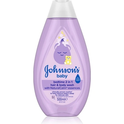Johnson's Bedtime миещ гел за тяло и коса за лека нощ 500ml