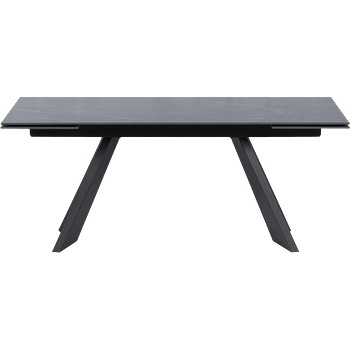 Carmen Разтегателна трапезна маса glogow - черна (3530995)
