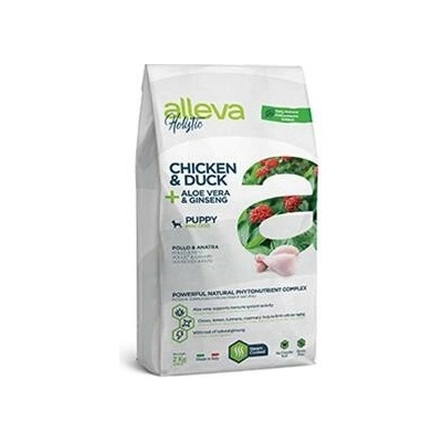 ALLEVA Holistic Puppy/Junior Mini Chicken & Duck pre šteňatá 2 kg