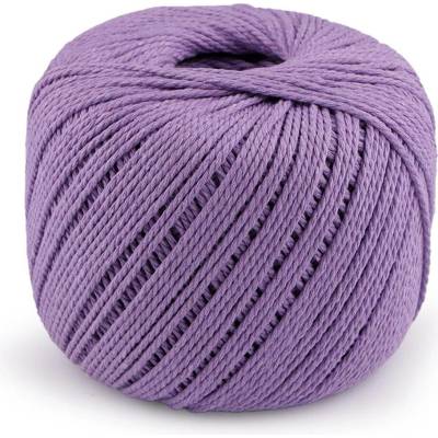 Bavlněná příze macrame Ø2 mm rozčesávací Varianta: 19 fialová sv., Balení: 1 ks 59025/151191/272664