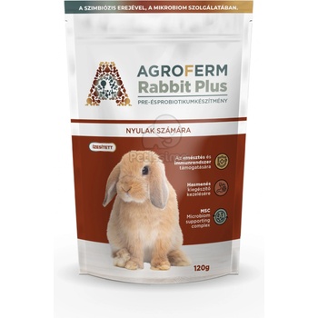 Agroferm Rabbit Plus овкусен симбиотик - за зайци 120 г