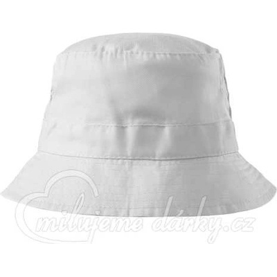 Pevný plátěný klobouk classic bílý