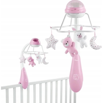 Chicco Duhový kolotoč 3v1 růžová – Zboží Dáma