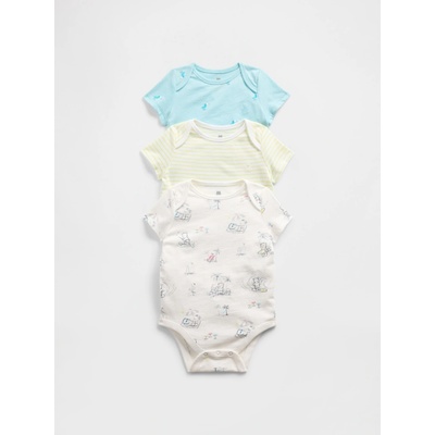 GAP Baby body 3ks Vícebarevná
