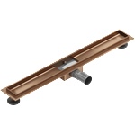 Mexen Flat корпус за линеен сифон 80 см, четкана мед - 1C15080 (1C15080)