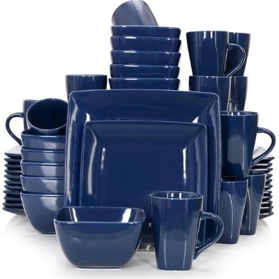 VANCASSO SOHO Black porcelánová jedálenská sada 48 dielna