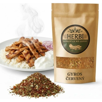 Herbi Gyros červený autentická grécka zmes na mäso 50 g