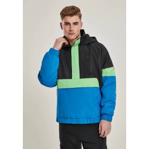 Urban Classics Мъжко яке в черно и синьо от Urban Classics Neon Mix Pull Over JacketMODEL707 SALE - , размер S