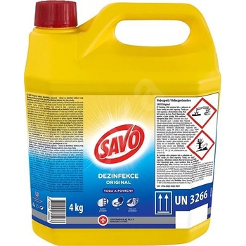 Savo Original dezinfekce vody a povrchů účinně odstraňuje 99,9 % bakterií 5 l