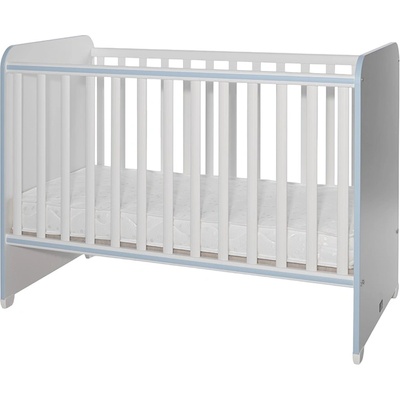 Lorelli Детско легло Lorelli - Sweet Dream, 60 x 120 cm, бяло и синьо (10150540039A)