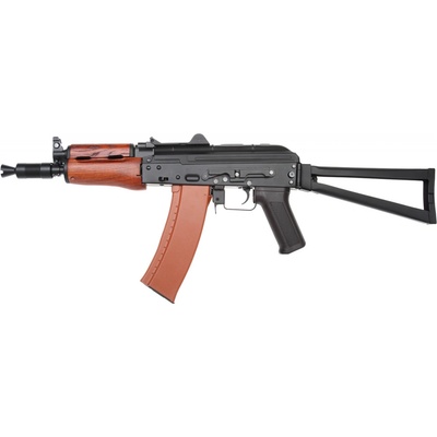 Cyma CM.045A AKS-74U celokov dřevo BLUE Edition černá/dřevěná elektrická – Zboží Dáma