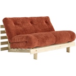 Karup Design Теракотен сгъваем диван от рипсено кадифе 140 cm Roots - Karup (123100552140)