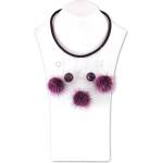 Dannyra Колие с помпони от визон Dannyra Jewels