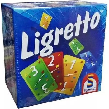 Schmidt Spiele Ligretto - игра с карти с инструкции на унгарски език - син пакет (2823-182)