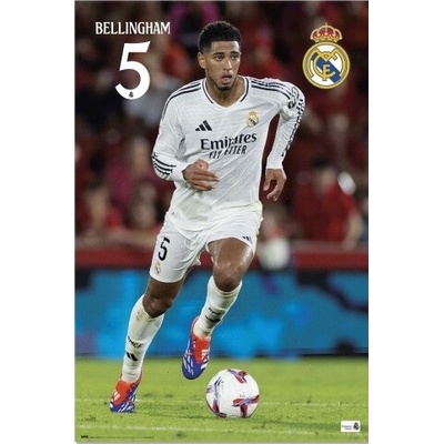 Plagát, Obraz - Real Madrid - 2024/2025 Bellingham, 61 × 91.5 cm