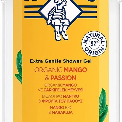 Le Petit Marseillais Mango BIO & Passion Fruit jemný sprchový gel 400 ml