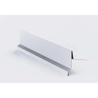 Závětrná lišta klasik horní s okapnicí r.š.333mm Al Hliník přírodní dl.2m