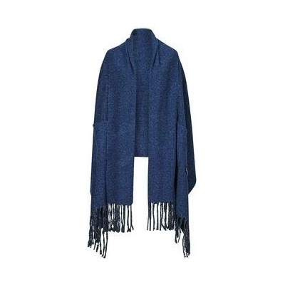 Desigual SCARF COLORED POCKETS modrá