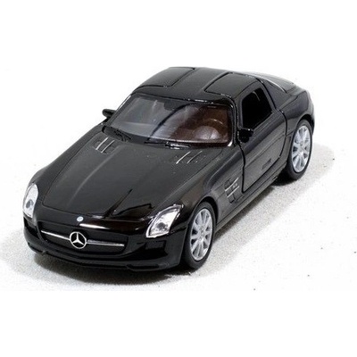 Welly Mercedes-Benz SLS AMG model černý 1:34