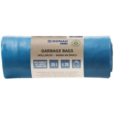 DONAU Pytle zavazovací ECO 35l 25 µm 20 ks modré