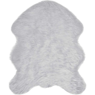 vidaXL Изкуствен овчи килим Tafalla Сив 50 x 80 cm Полиестер (42021540)