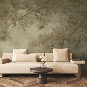 Art Gift Decor Фототапет Клони на дърво в земни тонове
