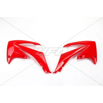 UFO kryty chladiče HONDA CRF 450R 09-12, CRF 250R 10-13 barva červená