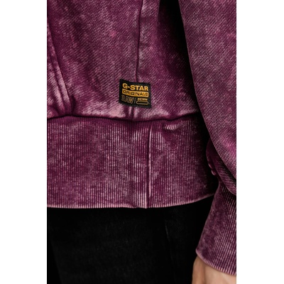 G-Star Памучен суичър G-Star Washed a line script (D27173.D969)