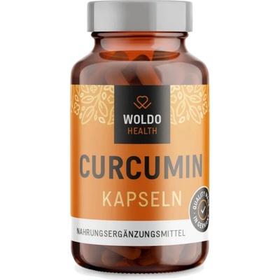 WoldoHealth Kurkumin s piperinem 120 kapslí