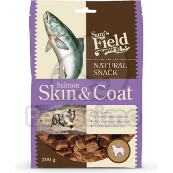 Image 1 of Sam's Field Natural Snack Salmon Skin & Coat 200 г