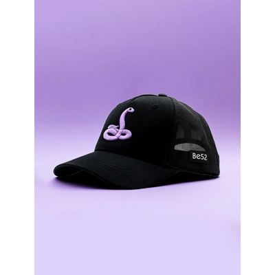 Be52 Snake шапка премиум черна/светло виолетова Be52 | Cheren | МЪЖЕ | ЕДИН РАЗМЕР