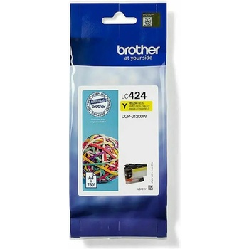 Brother Оригиална касета за мастило Brother LC424Y Жълт