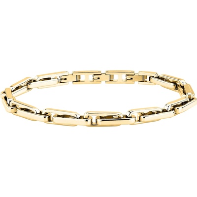 Trussardi Štýlový pozlátený náramok pre mužov T-Steel TJAXV51