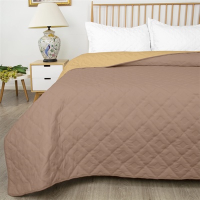 Дилиос Двулицево шалте за спалня Арена 200/220 см бежово и охра