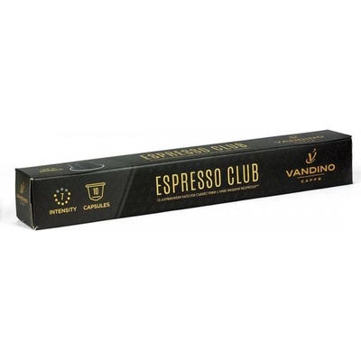 Vandino Alluminio Espresso Club 10 бр. Кафе капсули Nespresso