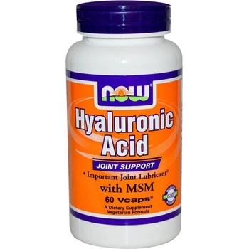Image 1 of NOW НАУ ФУДС ХИАЛУРОНОВА КИСЕЛИНА С МСМ КАПС. * 60/now hyaluronic acid 50mg + msm 60 vcaps