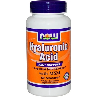 NOW НАУ ФУДС ХИАЛУРОНОВА КИСЕЛИНА С МСМ КАПС. * 60/now hyaluronic acid 50mg + msm 60 vcaps