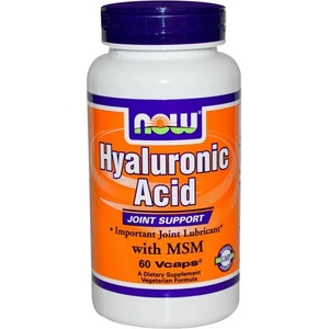NOW НАУ ФУДС ХИАЛУРОНОВА КИСЕЛИНА С МСМ КАПС. * 60/now hyaluronic acid 50mg + msm 60 vcaps
