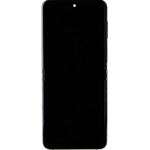 Samsung LCD дисплей + тъч устройство + преден капак F731 Galaxy Z Flip 5 5G кремав (сервизен пакет) (GH82-31828B)