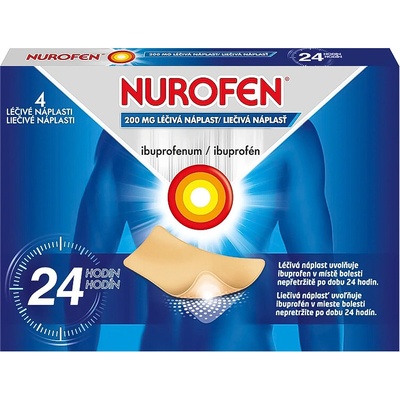NUROFEN 200 mg liečivá náplasť emp med 4 ks
