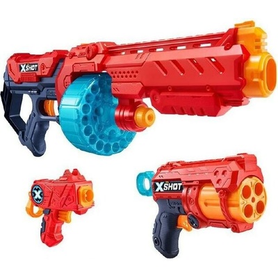 Zuru X-Shot Excel Combo Pack Turbo Fire amp; Fury 4 amp; Micro