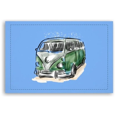 Fotoobraz 60x40 cm malý Retro autobus