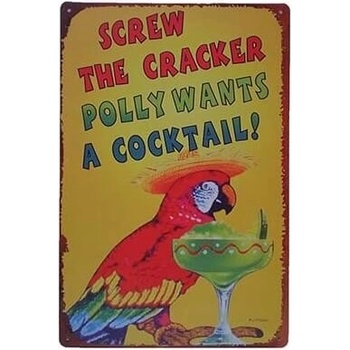 Ceduľa Coctail Papagaj