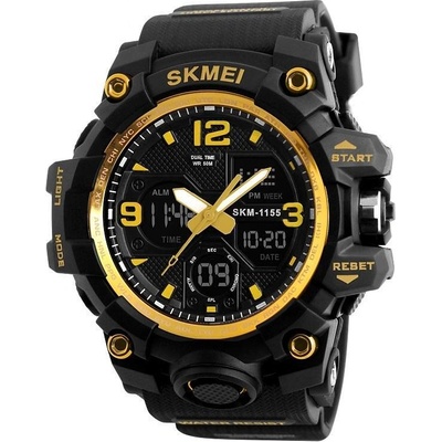 Skmei Спортен мъжки часовник SKMEI Indestructible, Жълт (SKMEI-1155-YELLOW)