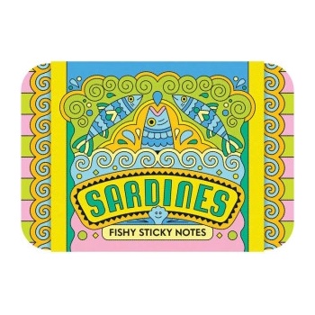 Chronicle Books Sardines Fishy Sticky Notes | Chronicle Books